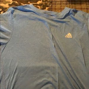 Large Adidas Blue shirt.